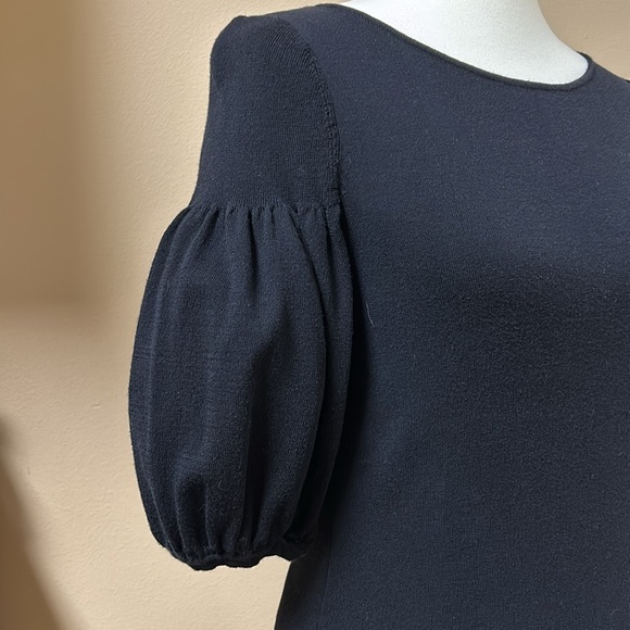Talbots Black Sweater with Juliette Sleeves Size Small - Picture 2 of 7